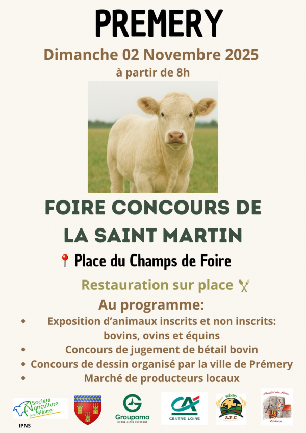 image de l'evenement avec un superbe veau au centre