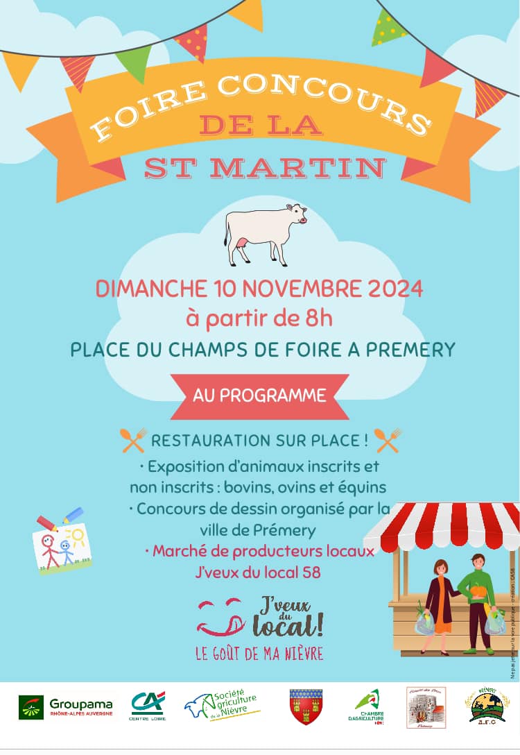 Affiche de la foire de la St Martin